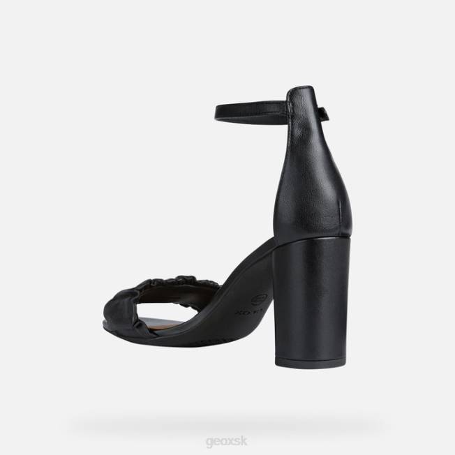 8ZHJ552 čierna Geox eraklia vysoká žena