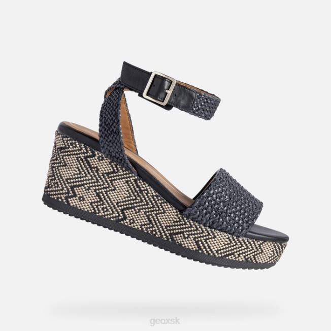 8ZHJ570 čierna Geox lipari žena