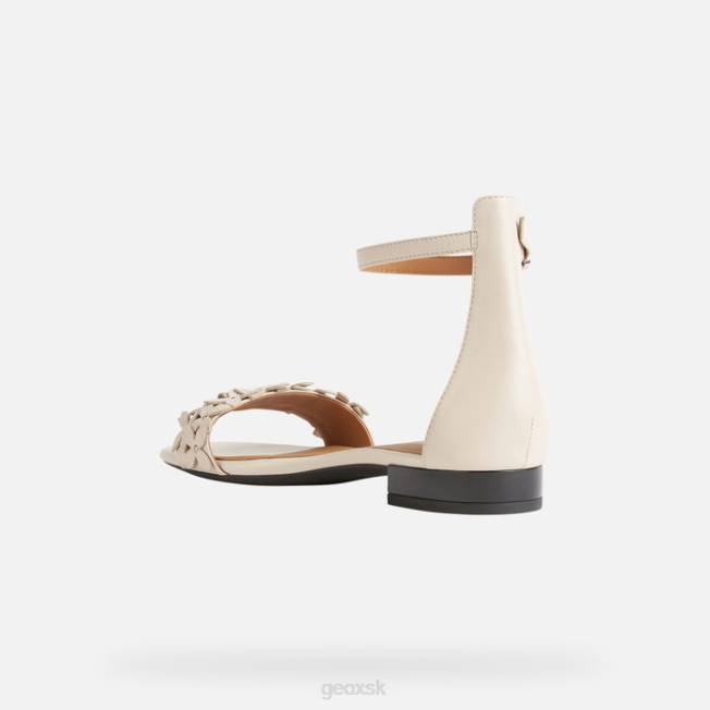 8ZHJ572 krém Geox Wistrey sandále žena