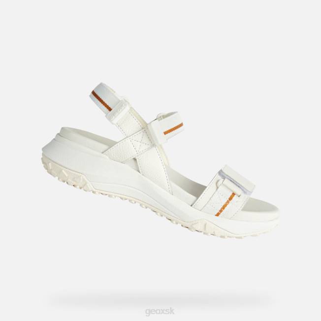 8ZHJ76 biely Geox sorapis úchop žena