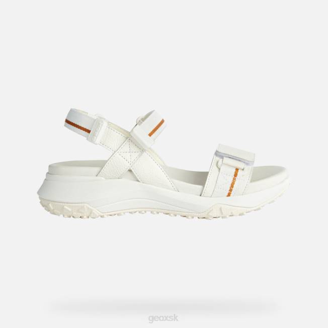 8ZHJ76 biely Geox sorapis úchop žena