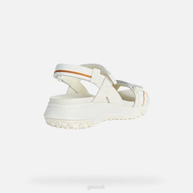 8ZHJ76 biely Geox sorapis úchop žena