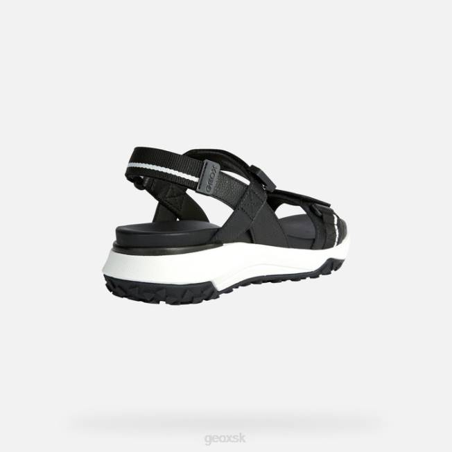 8ZHJ77 čierna Geox sorapis úchop žena