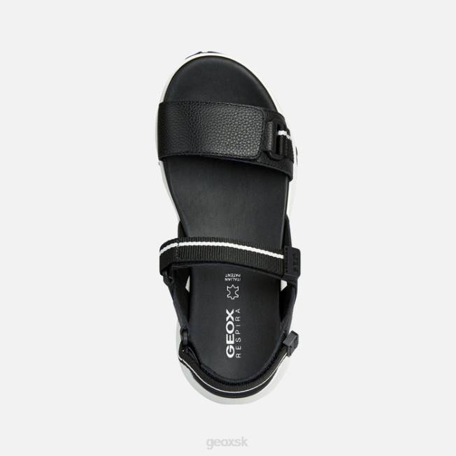 8ZHJ77 čierna Geox sorapis úchop žena