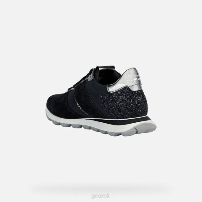 8ZHJ1659 čierna/pištoľ Geox spherica vseries žena