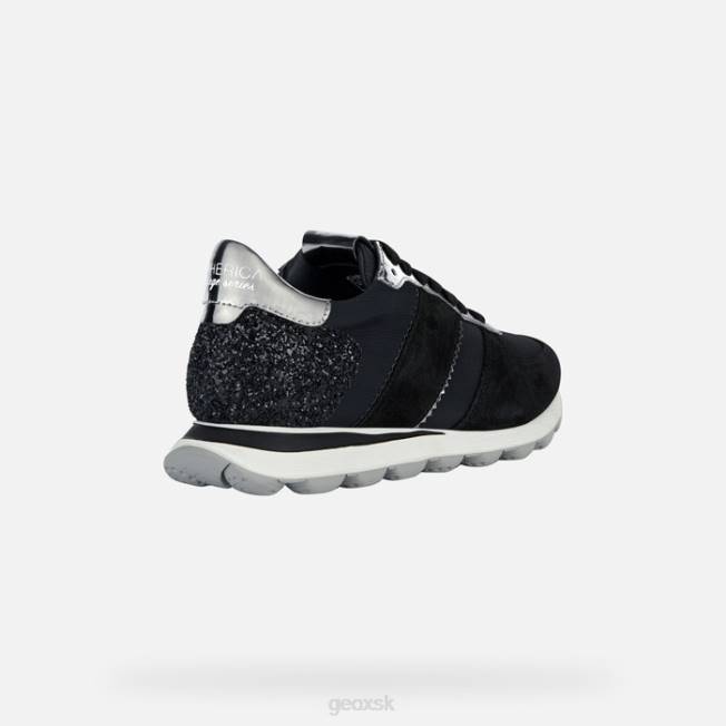 8ZHJ1659 čierna/pištoľ Geox spherica vseries žena