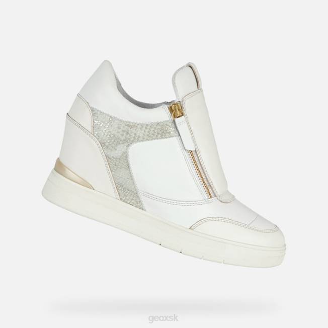 8ZHJ1685 biela/biela Geox maurská žena