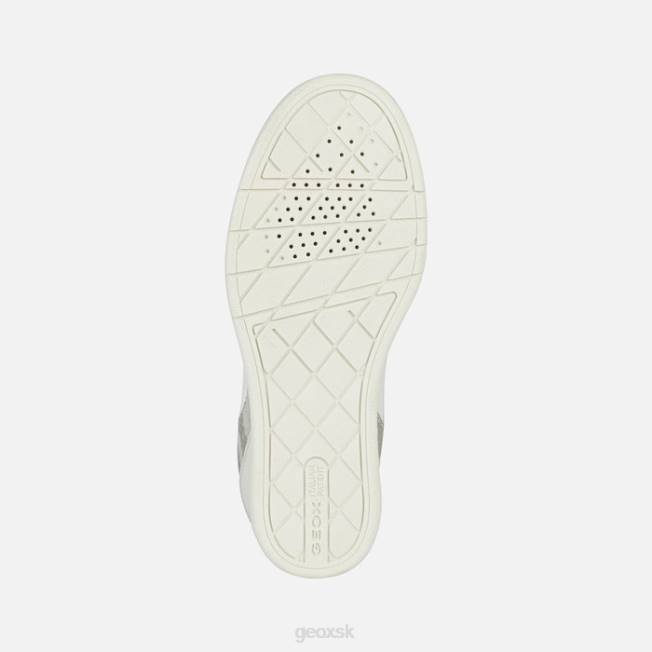 8ZHJ1685 biela/biela Geox maurská žena