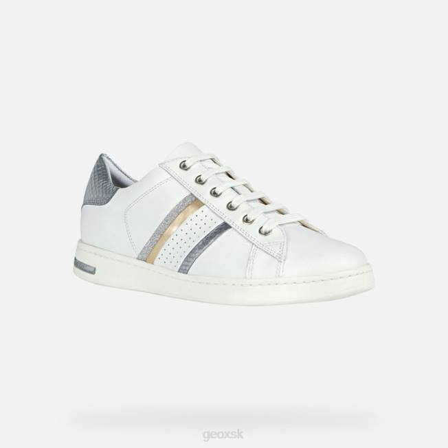 8ZHJ1692 biela/strieborná Geox jaysen žena