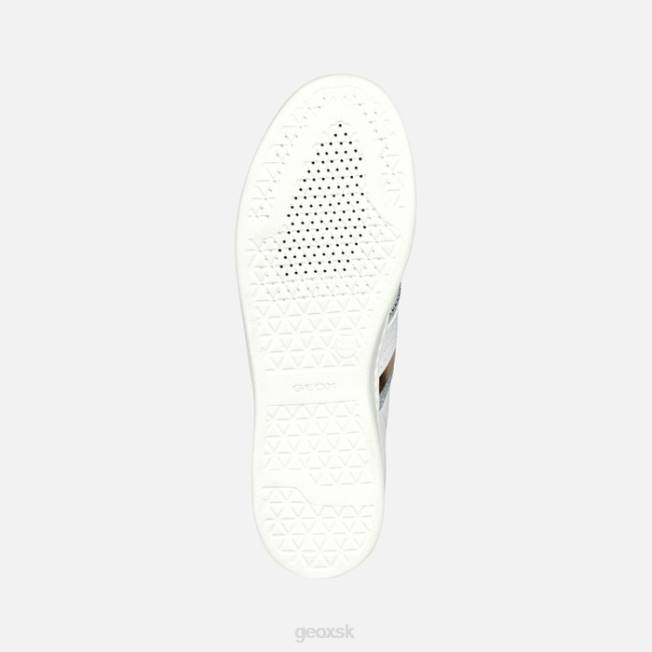 8ZHJ1692 biela/strieborná Geox jaysen žena