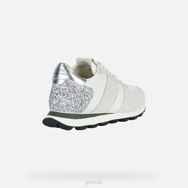 8ZHJ1699 biela/biela Geox spherica vseries žena