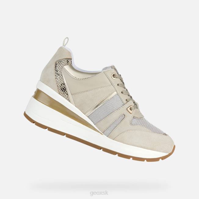 8ZHJ184 svetlo šedohnedé Geox zosma žena