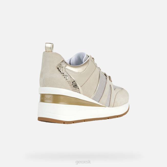 8ZHJ184 svetlo šedohnedé Geox zosma žena