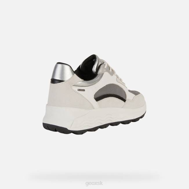 8ZHJ194 sivobiela/tmavosivá Geox spherica 4x4 abx žena