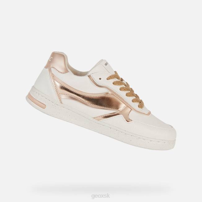 8ZHJ217 biele/ružové zlato Geox jaysen žena