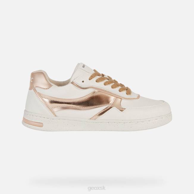 8ZHJ217 biele/ružové zlato Geox jaysen žena