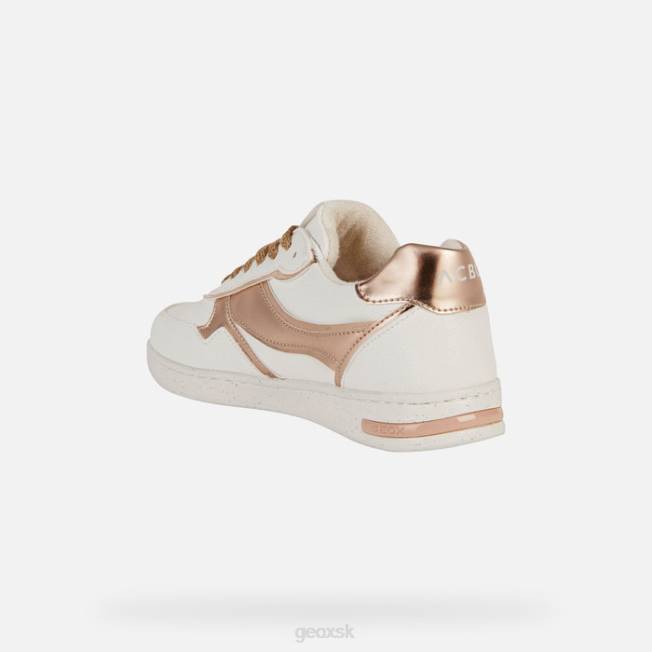 8ZHJ217 biele/ružové zlato Geox jaysen žena