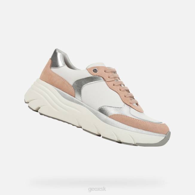 8ZHJ224 biela/nahá Geox diamantová žena