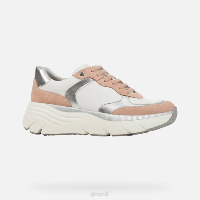 8ZHJ224 biela/nahá Geox diamantová žena