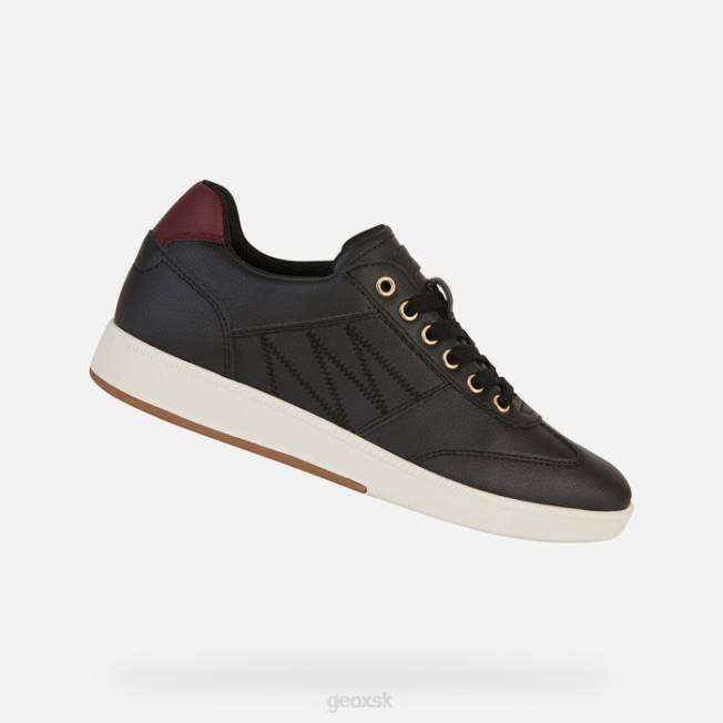 8ZHJ254 čierna/dk bordová Geox žena meleda