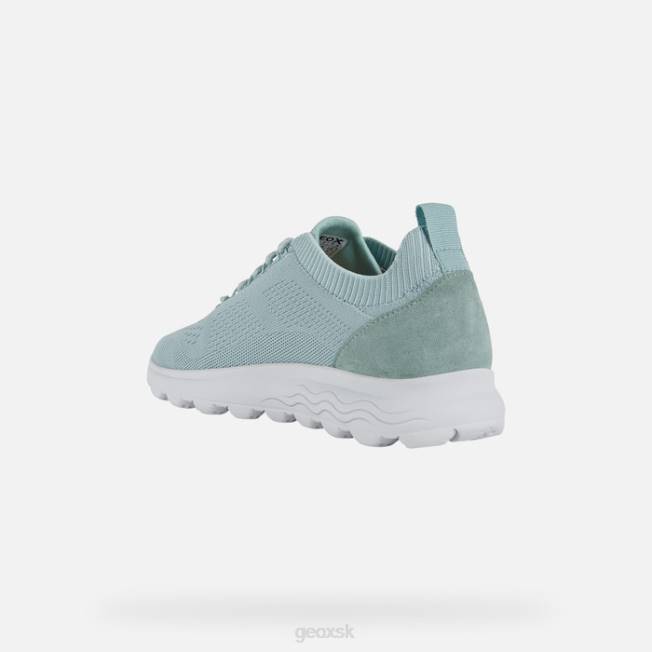 8ZHJ25 svetlo zelená Geox sférická žena