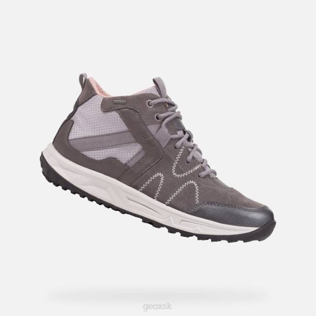 8ZHJ262 tmavošedá/svetlosivá Geox delray abx žena