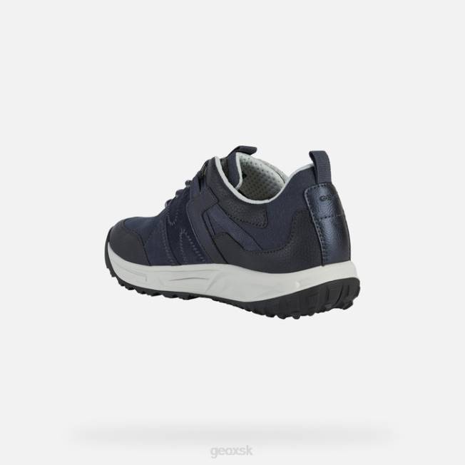 8ZHJ286 tmavé džínsy Geox delray abx žena