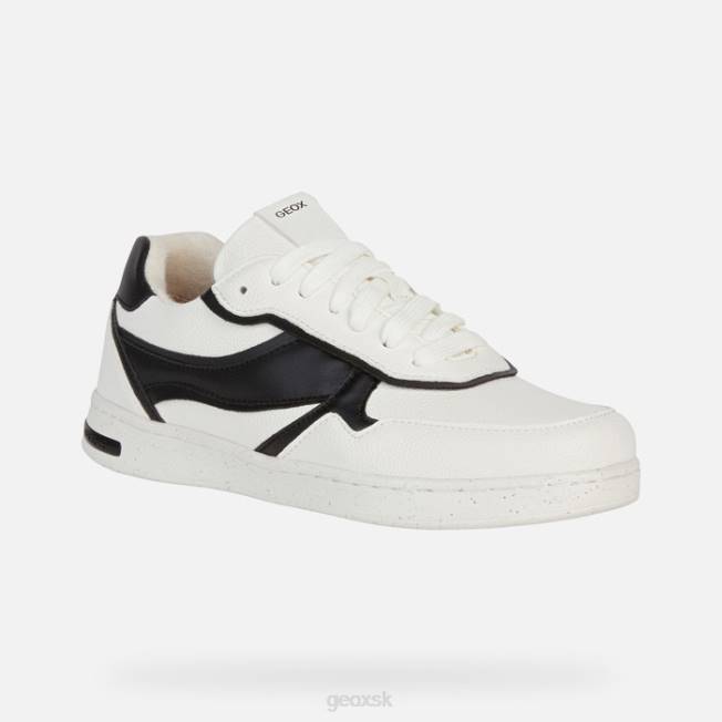 8ZHJ296 biely čierny Geox jaysen žena