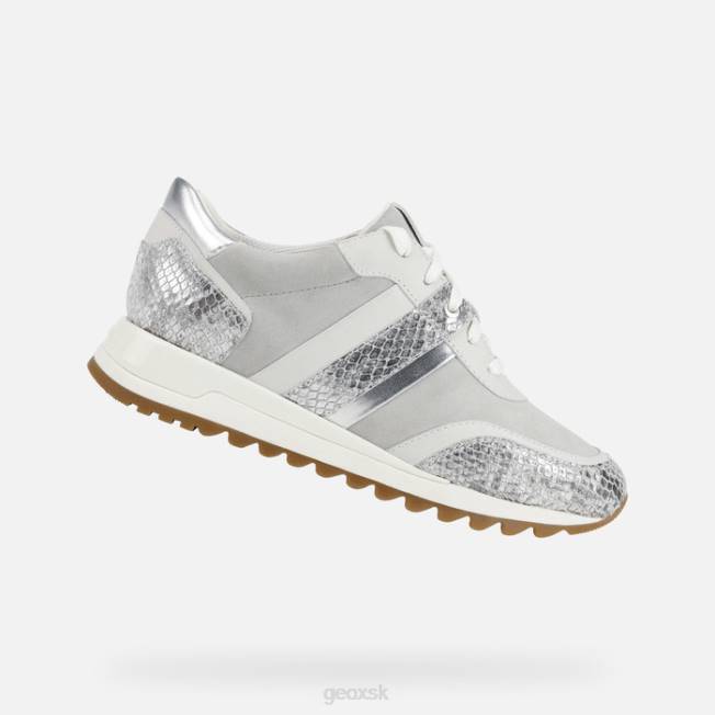 8ZHJ323 biela/strieborná Geox tabelya žena