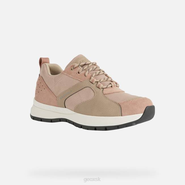 8ZHJ334 tmavá ruža Geox braies abx žena