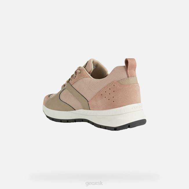 8ZHJ334 tmavá ruža Geox braies abx žena