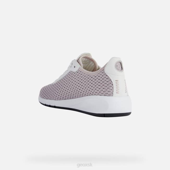 8ZHJ337 starožitná ružová/biela Geox aerantis žena