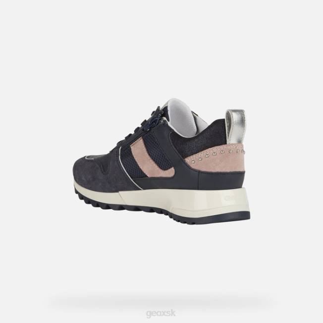 8ZHJ373 dk džínsy/starožitná ruža Geox tabelya žena