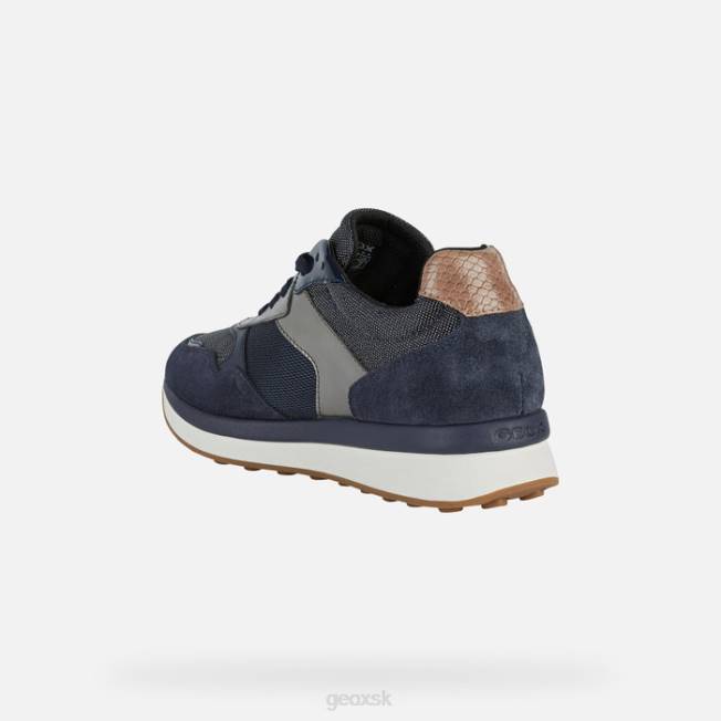 8ZHJ382 tmavé džínsy Geox runntix žena