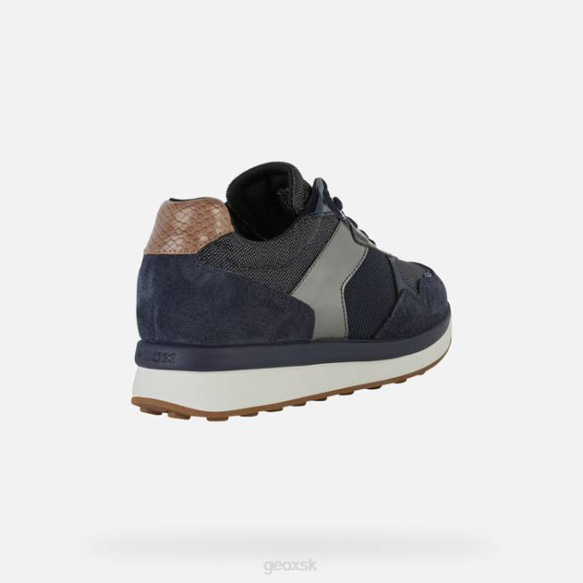 8ZHJ382 tmavé džínsy Geox runntix žena