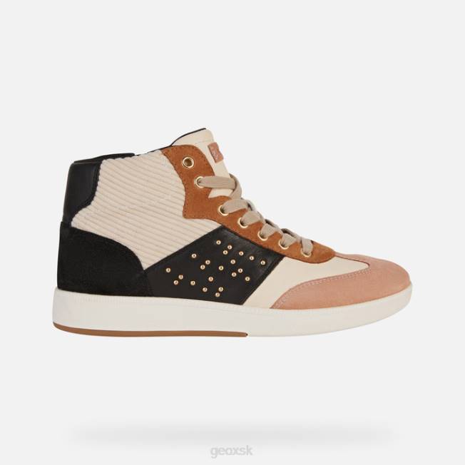 8ZHJ396 krémová/čierna Geox žena meleda