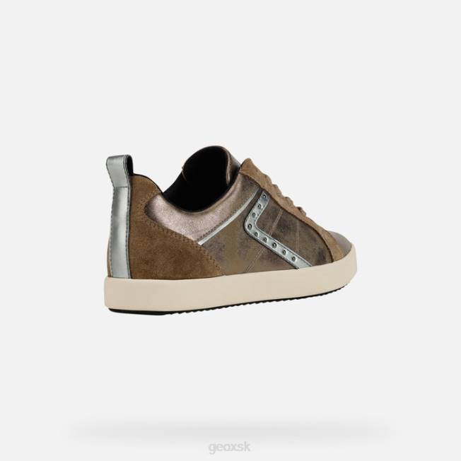 8ZHJ399 tmavo béžová Geox blomiee žena