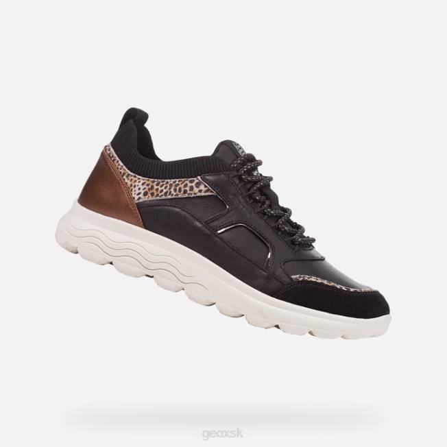 8ZHJ400 čierna/biela Geox sférická žena