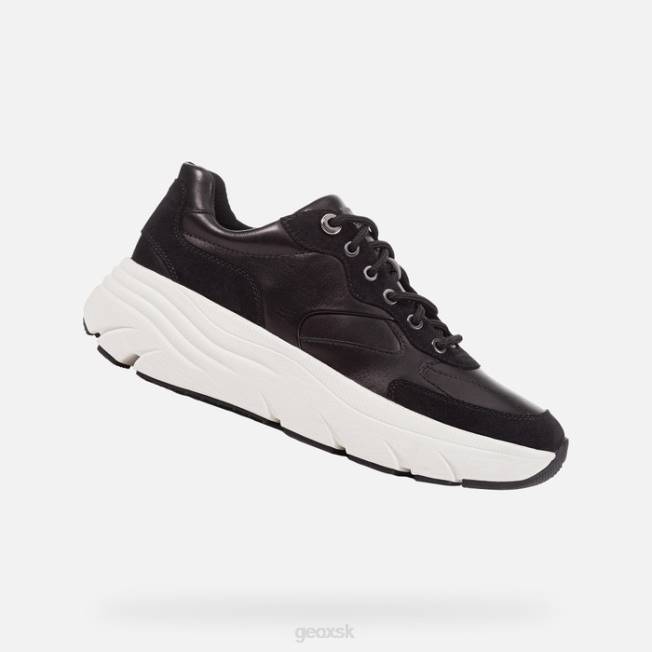 8ZHJ411 čierna Geox diamantová žena