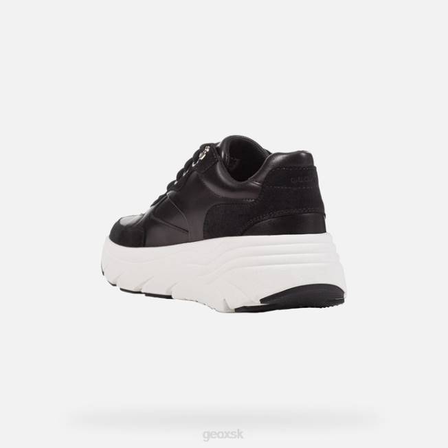 8ZHJ411 čierna Geox diamantová žena