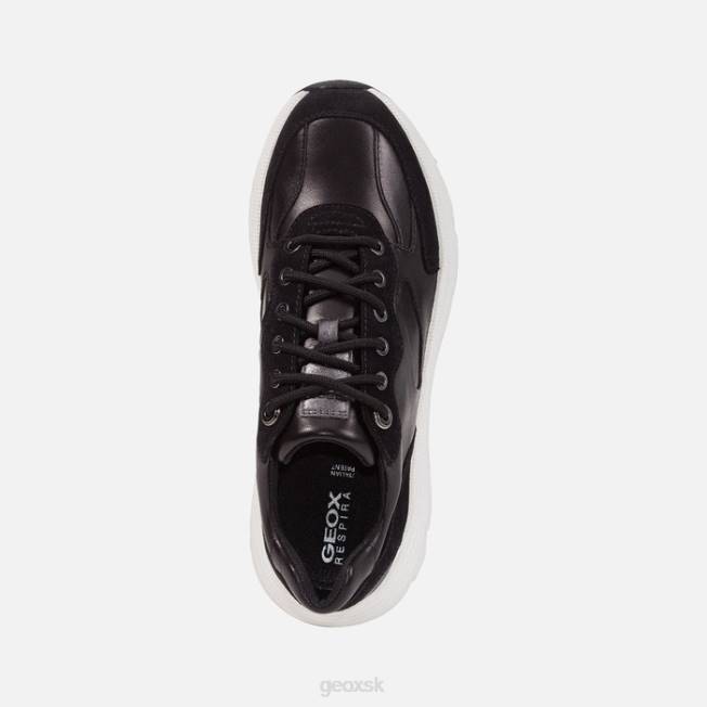 8ZHJ411 čierna Geox diamantová žena