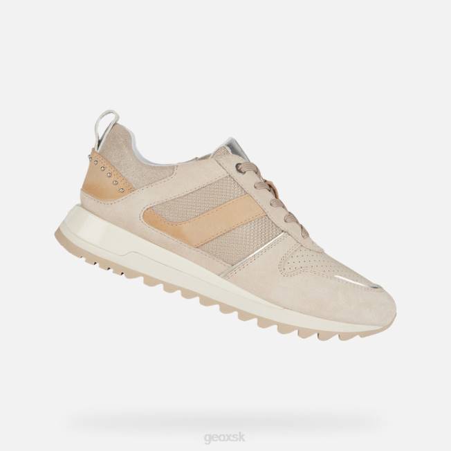 8ZHJ415 béžová/marhuľová Geox tabelya žena
