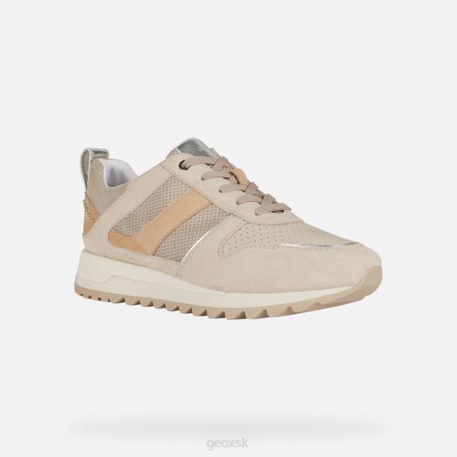 8ZHJ415 béžová/marhuľová Geox tabelya žena