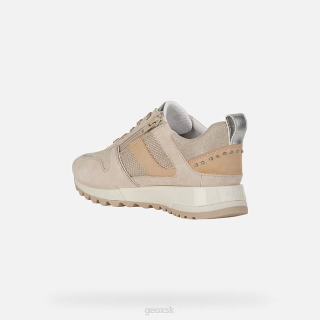 8ZHJ415 béžová/marhuľová Geox tabelya žena