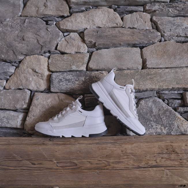 8ZHJ429 biela/biela Geox falena abx žena