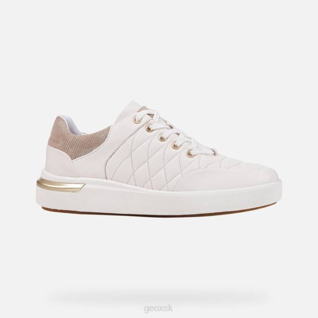 8ZHJ437 off white/lt taupe Geox dalala žena