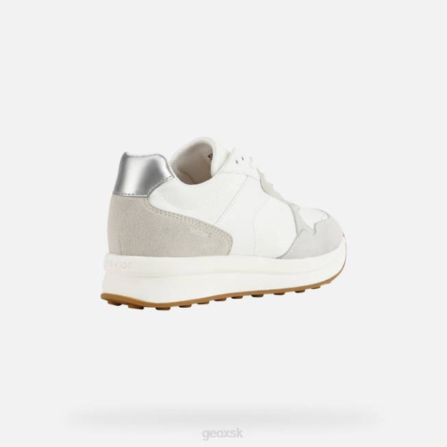 8ZHJ446 biela/biela Geox runntix žena