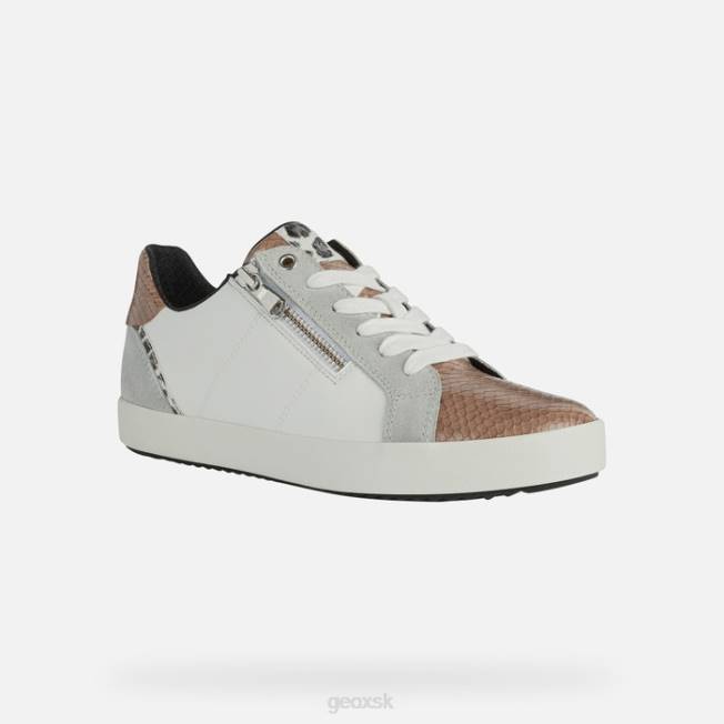 8ZHJ451 biela/svetlosivá Geox blomiee žena