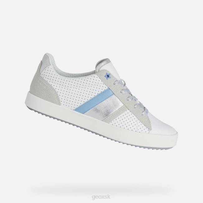 8ZHJ473 biela/biela Geox blomiee žena