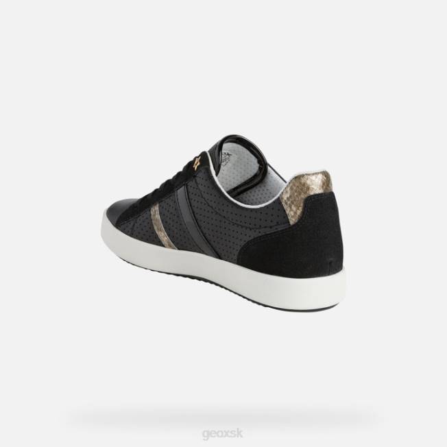 8ZHJ474 čierna Geox blomiee žena